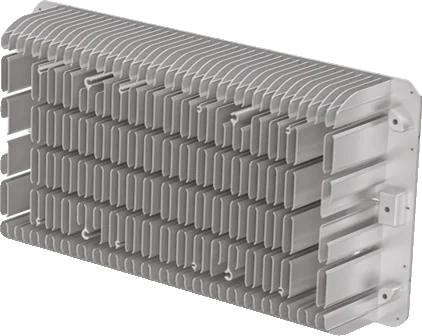 Apollo heatsink fin array, rear