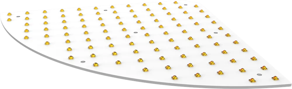 Sector LED board for 750–1250 W