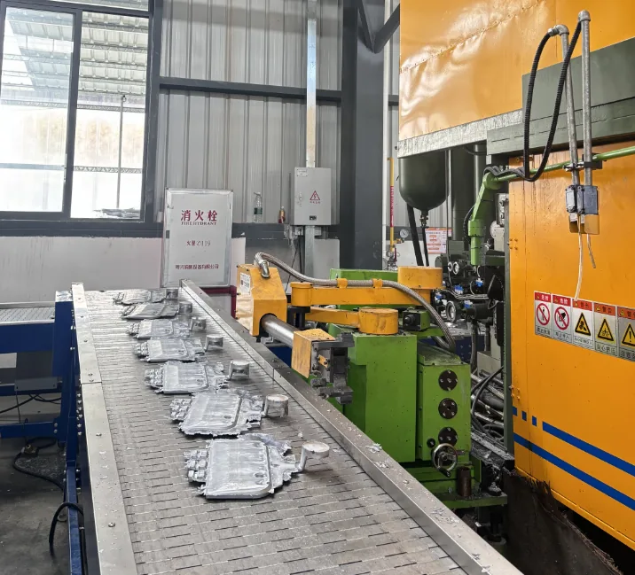Die casting machine output