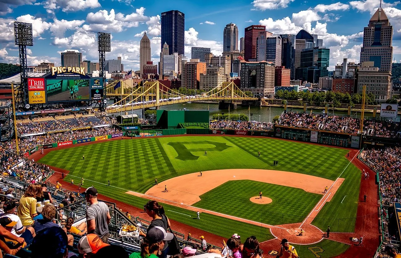 Major-league ballpark