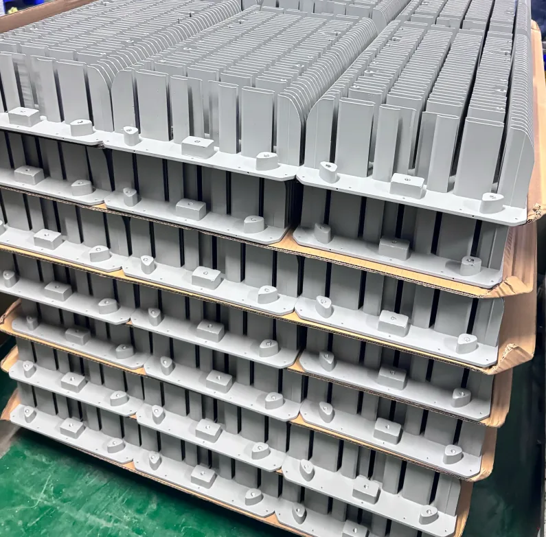 Finished coated heatsinks